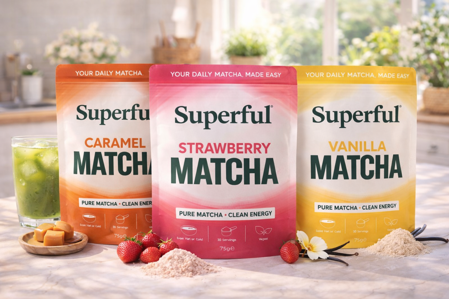 flavoured matcha blends UK