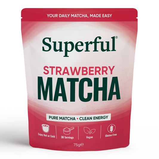 Superful Strawberry Matcha | Energy Drink Powder UK