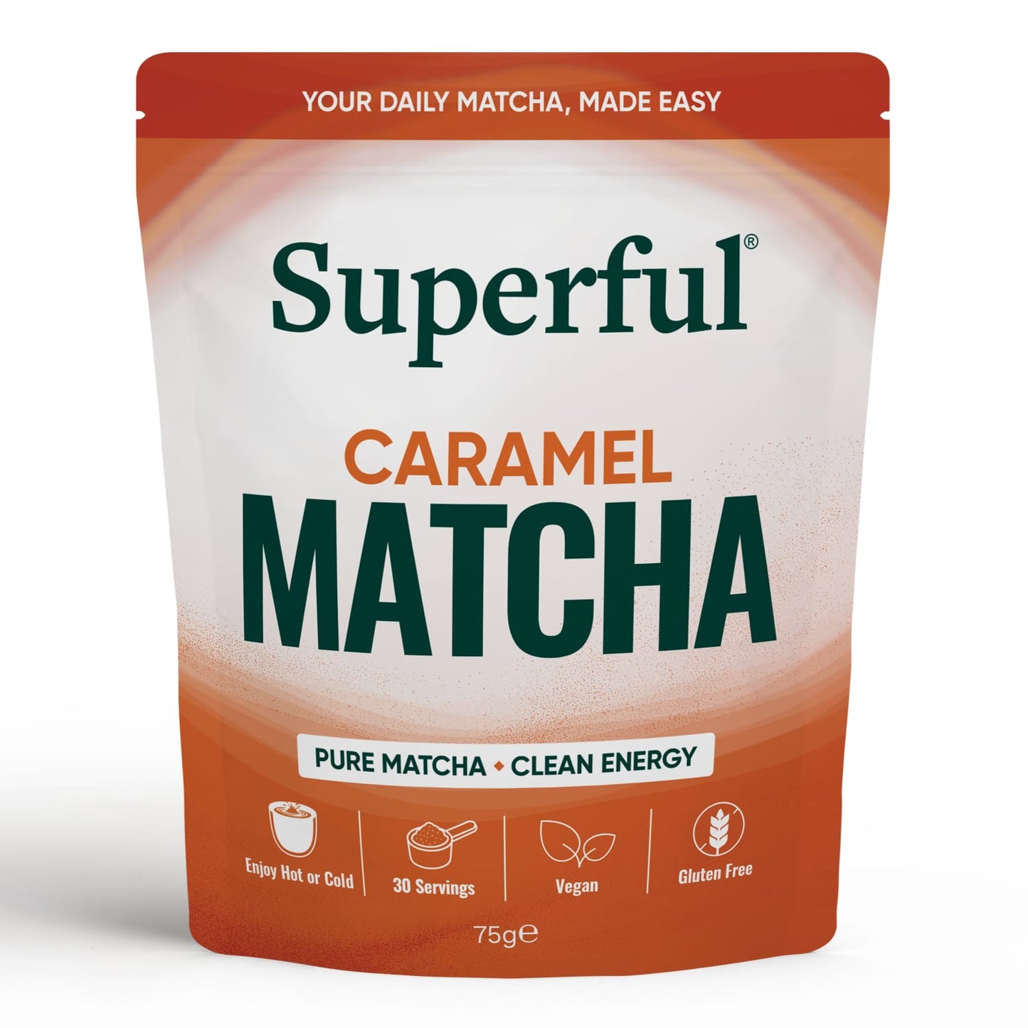 Superful Caramel Matcha | Matcha Energy Powder UK