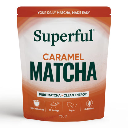 Superful Caramel Matcha | Matcha Energy Powder UK